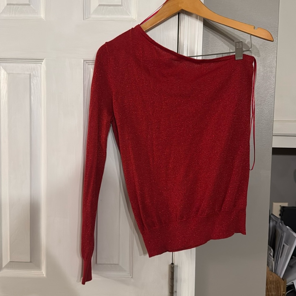 Sparkle one shoulder top